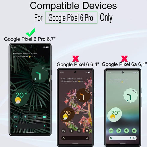 Ibywind 2 Pcs Screen Protector For Google Pixel 6 Pro 6.7",Flexible TPU Film,With 1Pc Camera Lens Protector,1Pc Back Film,Bubble Free[Easy to inst...