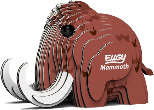 Eugy Mammoth 3D Puzzle, 22 Piece Eco-Friendly Educational Toy Puzzles for Boys, Girls & Kids Ages 6+...