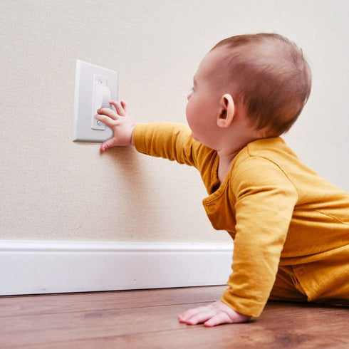 Wall Switch Guard, ILIVABLE Childproof Light Switch Plate Covers Protects Your Circuits from being Accidentally Turned On or Off by Children and A...