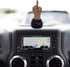 Solar Brown Middle Finger Powered Ornament Smooth Edge Decorative Non-Fading Solar-Power Dancing Windowsill Figure for Vehicle Solar Car Ornament,...