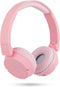 Altec Lansing Kid Safe 2-in-1 Bluetooth Headphones, Safe Volume Limiting, Foldable Design, Enjoy Audio and Protect Your Child's Hearing, Pink...