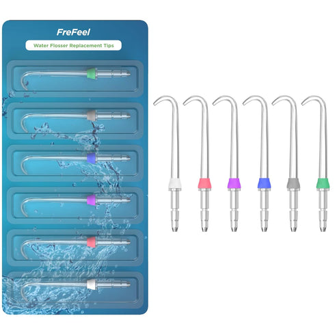 Replacement Heads for Waterpik Water Flosser (6 Implat Denture Tips)...