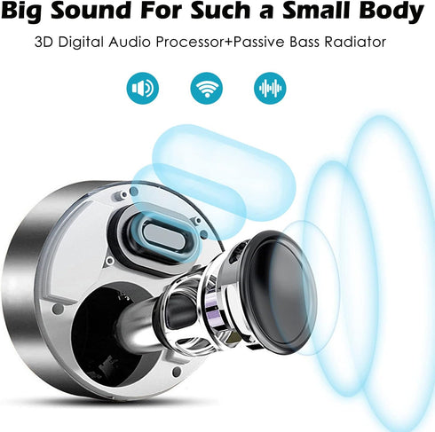 Smart LED Touch play Bluetooth Speaker/Portable Wireless Speakers with HD Sound / 12-Hour Playtime/Bluetooth 5.0 / TF card Support play speaker/Au...
