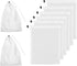 8pcs Pool Vacuum Filter Bag, 12.2x9inch Fine Mesh Bag Reusable Fine Sewing Mesh Filter Bags Aquarium Swimming Pool Vacuum Bag Replacement for Pool...