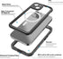 Full Body Case for iPhone 15 6.1 Inch,Waterproof DirtProof DropProof SnowProof Anti-Scratch Magnetic Clear Rugged Built-in Screen Protector Heavy ...