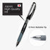 High Grade Gel Pens, Black Ink, 0.7mm Fine Point, 10 Count Pack, Quick Smooth Writing, Screw Off Cap, Gel Ink Pens, for School, Office Supplies (B...