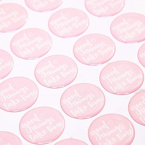 JOYINGLE Epoxy Stickers 1 inch Round Clear Epoxy Resin for Bottle Cap Pendants Or DIY Crafts 100 Pieces...