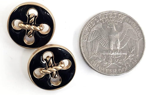 Copper Knot Enamel Sewing Shank Buttons 20 Pcs - 18mm, 23/32"...