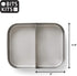 Stainless Steel Bento Box Lunch and Snack Container for Kids and Adults, 2 Sections...