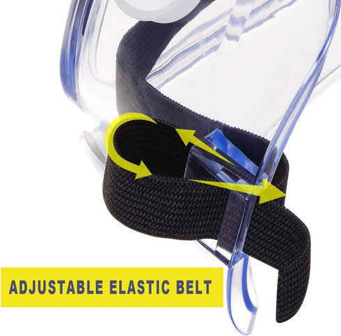 YunTuo 2 pack Safety Goggles, Adjustable,Lightweight Anti-Fog Protective Safety Glasses, Eye Protection, White...