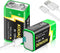 9V Rechargeable Batteries, High Capacity 1300mAh (2024 New Version) Rechargeable 9 Volt Square Batteries for Smoke Detector/Alarms,Metal Detector,...