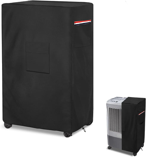 AIickwang Outdoor Portable Evaporative Air Cooler Cover,600D Heavy Duty Waterproof Evaporative Cooler Cover for Hessaire MC26A Evaporative Cooler,...