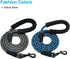 7FT/8FT/10FT Heavy Duty Rope Dog Leash, 1/2" Diameter Strong Nylon Medium Large Dog Leash with Soft Handle - for Outdoor Pets Walking Playing Expl...
