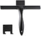 Shower Squeegee, 10-Inch Matte Black Squeegee, All-Purpose Stainless Steel Squeegee for Bathroom, Shower Doors, Mirrors, Tiles and Car Windows - 1...