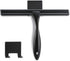 Shower Squeegee, 10-Inch Matte Black Squeegee, All-Purpose Stainless Steel Squeegee for Bathroom, Shower Doors, Mirrors, Tiles and Car Windows - 1...
