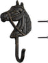Coat Hook Hat Hook Vintage Wrought Iron Wall Mounted Screws Included Wall Hook (Horse)...