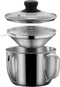 Stainless Steel Fat Separator 4 Cup/1000ML Gravy Grease Separator with Strainer and Glass Lid, Soup Oil Separator Cup for Cooking, Oil Soup Separa...