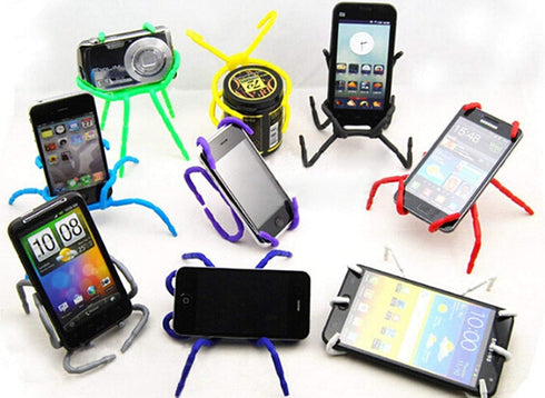 Universal Multi-Function Portable Spider Flexible Grip Holder for iPhone Samsung Google Pixel Holder for Cell Phone Smartphones Tablets in Car Bic...