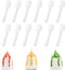 500PCS Clear Plastic Cutlery, Disposable Small Spoons Silverware, Plastic Utensil for Tasting Dessert Jelly Pudding Yogurt Ice Cream Cake Appetize...