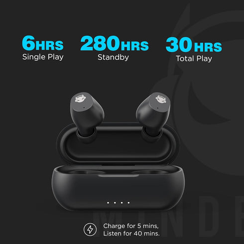 Wireless Bluetooth Earbuds with Advanced Noise Cancellation, Deep Bass, and IPX5 Waterproof - 36-Hour Battery Life - Compatible with iPhone, Samsu...