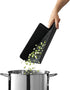 Joseph Joseph Chop2Pot Plus Folding Chopping Board Easy-Grip Handle (Large) - Black...