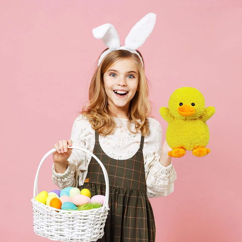 Yellow Plush Duck Stuffed Animal Toy, Soft Cuddly Plushie Hugger Toy for Boys & Girls, Birthday Gifts for Kids or Girlfriend, 8"...