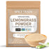 SPICE TRAIN Lemongrass Powder (226g/8oz) Non GMO, Gluten Free, 100% Raw, Sourced from India, For Cooking, Smoothies, Tea, Packed in Resealable Zip...