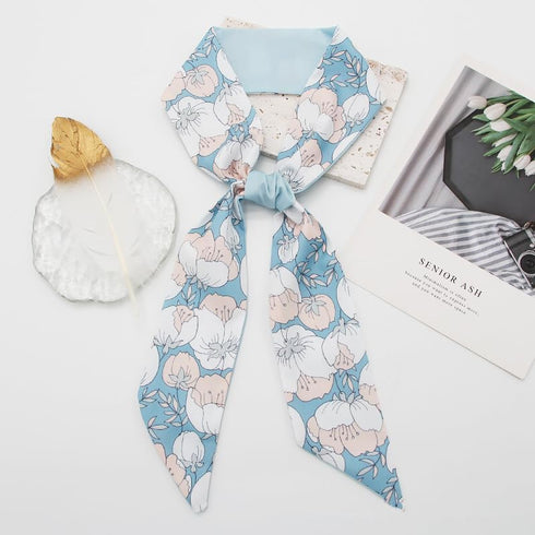 4 Pack Purse Scarf for Bags Silk Head Scarf for Hair Handbag Women Scarfs Band Hair Neck Scarves Fashion Gifts,108...