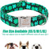 St.Patrick's Day Clover Dog Collars,Black Clover Soft Cotton with Safety Metal Buckle Adjustable Puppy Collars for Small Medium Large Boy & Girl D...