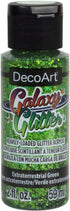 Deco Art DecoArt Galaxy Glitter Acrylic Paint 2oz-Extraterrestrial-Green...