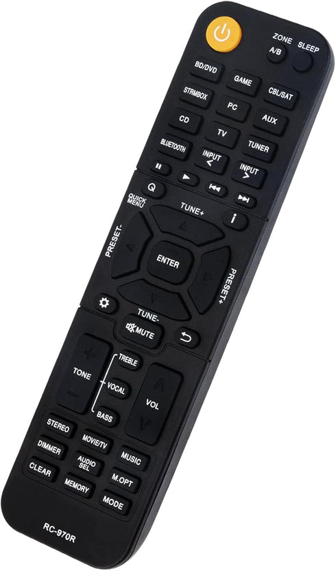 RC-970R Replaced Remote fit for Onkyo AV Receiver HTS3910 HT-S3910 TXSR393 TX-SR393 HT-R398 HTR398 TX-SR494 Home Theater...