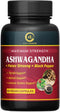 Organic India Ashwagandha Capsules 5700mg - 60 Vegan Capsules with Panax Ginseng + Black Pepper Supporting Focus, Cognitive Function, Immune & Thy...