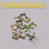 15pcs U Shape Metal Brake Line Clips Brake Line Retainer Cars Trucks Vehicles Parts Brake Hose Bracket K1-036...