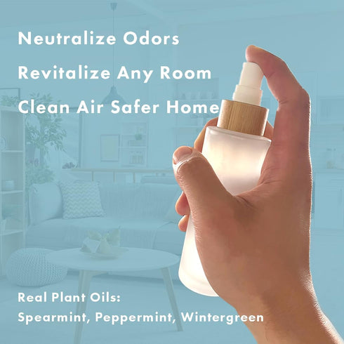 Ayr Edition | Ayrlume Filter & Odor Neutralizer Spray 100ml | Bamboo Personal Air Filter | Odor Neutralizer Spray...