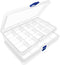 DUOFIRE Plastic Organizer Container Storage Box Adjustable Divider Removable Grid Compartment for Jewelry Beads Earring Container Tool Fishing Hoo...