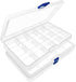DUOFIRE Plastic Organizer Container Storage Box Adjustable Divider Removable Grid Compartment for Jewelry Beads Earring Container Tool Fishing Hoo...