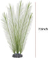 3 Pcs Fish Tank Aquarium Decorations Artificial Plants, Plastic Artificial Water Plants for Aquarium, Green, 7.5"...