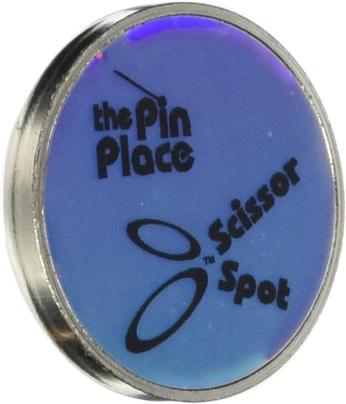 Blue Feather Scissor Spot/Pin Place Magnetic Holder-...