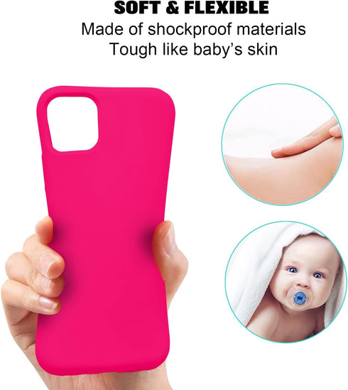 ZUSLAB Case Compatible with Apple iPhone 11 Pro Max Phone Silicone Gel Rubber Bumper Cover, Slim Thin Hard Shell Shockproof Full-Body Protective C...