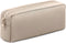 Big Capacity Pencil Case, Pure Color Pen Pouch with Zipper Stationary Storage Bag for Adult Officers, Khaki...