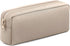 Big Capacity Pencil Case, Pure Color Pen Pouch with Zipper Stationary Storage Bag for Adult Officers, Khaki...