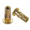 Metal Magery Steel PRE-BULBED Shank Threaded Insert Multi Grip Rivet Nut 5/16-18 X .020-.280 Grip Range Gold Zinc Finish (Pack of 25)...