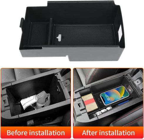 Car Center Console Organizer Tray for Chevrolet Chevy Equinox 2018 2019 2020 2021 2022 2023 2024 Auto Interior Accessories Front Seat Middle Armre...