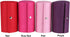 Fdit Retro Cylinder Shaped Jewelry Box Velvet Three-Layer Roll-up Snap Jewelry Storage Organizer Earrings Holder for Girls Women (Purple)...