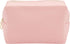 3 Pack Faux Leather Makeup Bag with Zipper, Travel Cosmetic Pouches (3 Pastel Colors)...