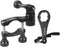 HSU Bike Handlebar Mount for Action Cameras, 360Rotation Seat Post, 0.6-1.3inch Compatible with GoPro Hero 13/12/11/10/9/8/7/6, DJI Osmo Action, A...