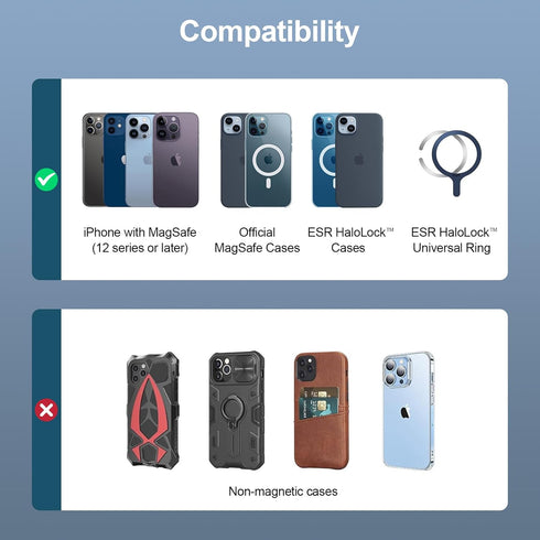 Magnetic Wireless Charger Pad, 2 Pack15W MagSafe Charger Fast Charging Kick Stand Phone Holder for iPhone 15/15 Pro/15 Plus/15 Pro Max/14 13 12,Sa...