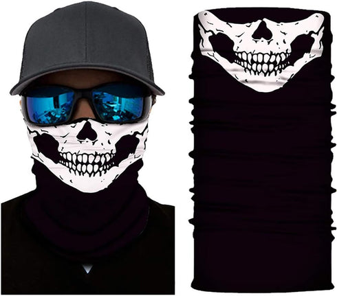 Peicees 4 Dirt Bike Motorcycle Goggles UV Protection Dustproof Windproof Safety Glasses with 2 Skull American Flag Face Mask...