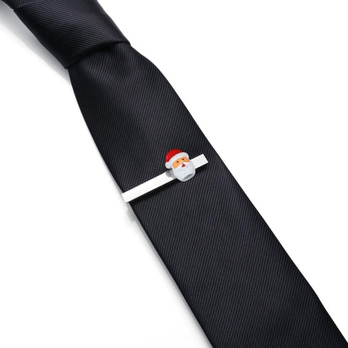 HONEY BEAR Cufflinks for Mens Stainless Steel Santa Claus, Christmas Xmas Gift with Box, (cufflinks&tie clip set)...