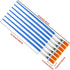 120 Pcs Blue Handle Paint Brushes, Paint Brushes Kits Set, Nylon Flat Paint Brushes, Oil Watercolor Artist Painting Brushes...